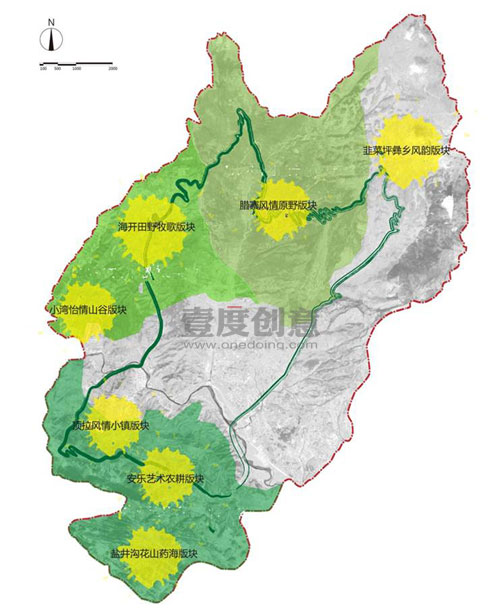 乌江源生态农业总体规划之分区